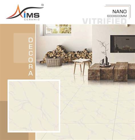 Nano Vitrified Floor Tiles 600x600 Mm Packaging Type Box Rs 17 5