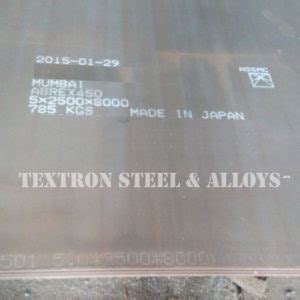 Abrex 500 Plates ABREX 500 Steel Stockist NSSMC Japan Make