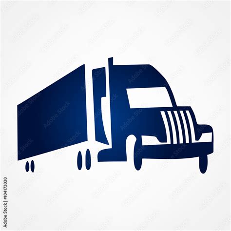 Truck silhouette vector Stock Vector | Adobe Stock