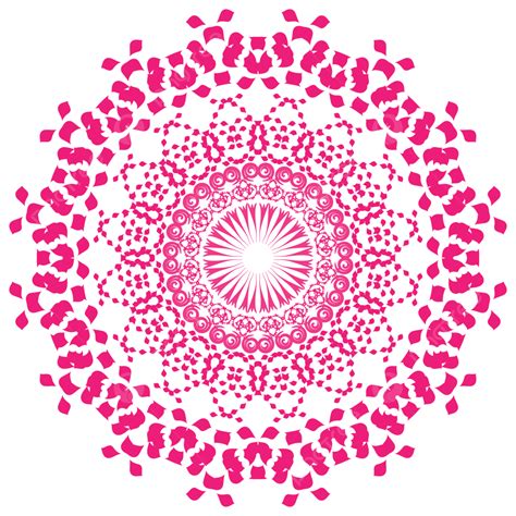 Fondo Transparente De Vector Elegante Mandala Colorido PNG Mandala