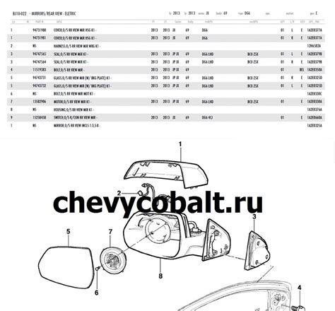 Оригинальный каталог запчастей на Шевроле Кобальт — Chevrolet Cobalt ...