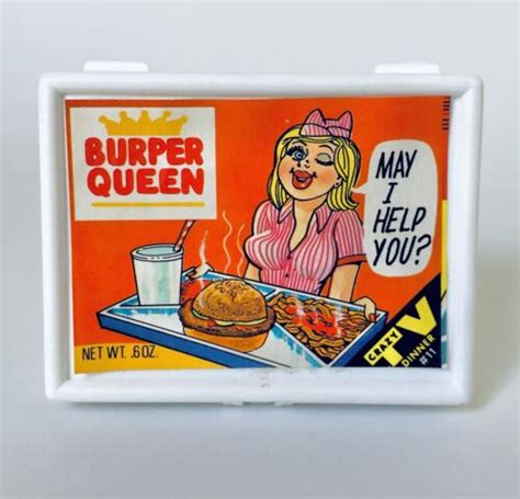 Vintage 1984 Fleer Crazy Tv Dinner Bubble Gum 225” Candy Container