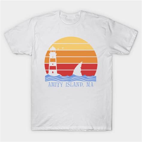 Amity Island Jaws Jaws T Shirt TeePublic