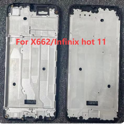 LCD Front Frame For Infinix Hot 11 Play 2022 11S NFC Middle Frame X675 X6812 X662 LCD Front