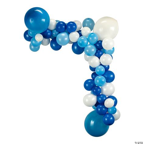 Blue Balloon Garland