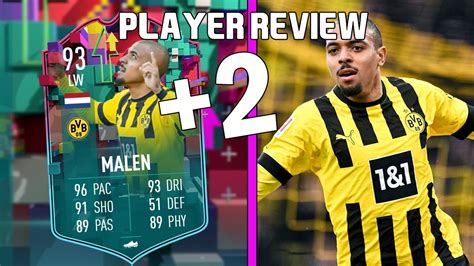 AMAZING DRIBBLER 93 LEVEL UP MALEN PLAYER REVIEW FIFA 23 ULTIMATE