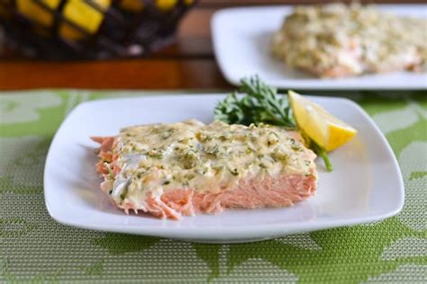 Baked Salmon With Herbed Mayo Salu Salo Recipes