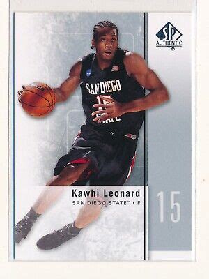 Kawhi Leonard Sp Authentic Rc Rookie Los Angeles Clippers