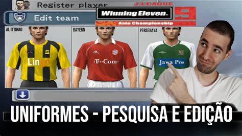 Editei Todos Os Uniformes Do J League Winning Eleven Asia