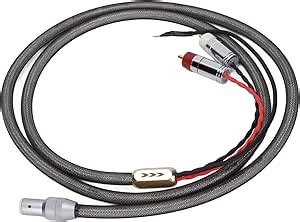 Phono kabel RCA Till 5 stifts XLR tonarmstråd med Jordkabel för LP