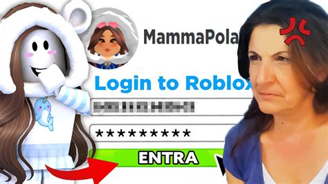 HO HACKERATO L ACCOUNT DI MIA MAMMA SU ROBLOX YouTube