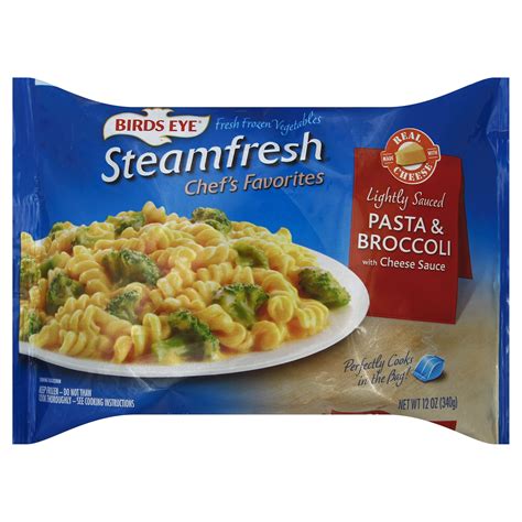 Birds Eye Steamfresh Sauced Cheesy Pasta Broccoli Frozen