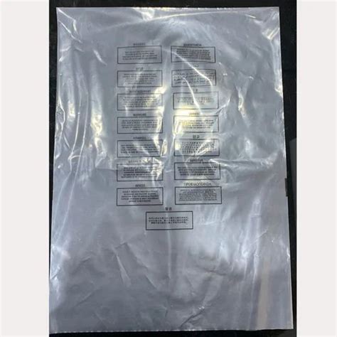 Ldpe Transparent Ld Printed Bags For Packaging Industry At Rs Kg