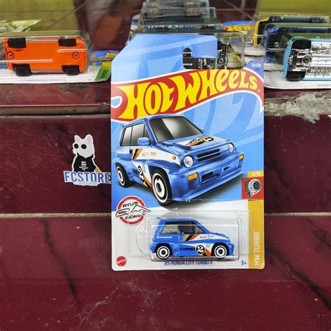 Jual Hot Wheels 85 Honda City Turbo II HW Turbo 2022 Biru Shopee Indonesia