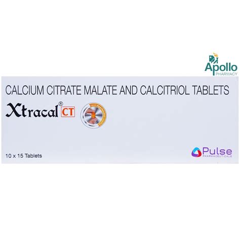 Xtracal CT Tablet 15 S Price Uses Side Effects Composition Apollo