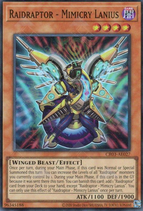 Cr Ae Raidraptor Mimicry Lanius Super Rare Saigon Tcg