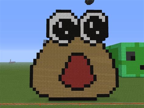 Baby Pou Hungry Pixel Art En Dibujitos Sencillos Dibujos En Images