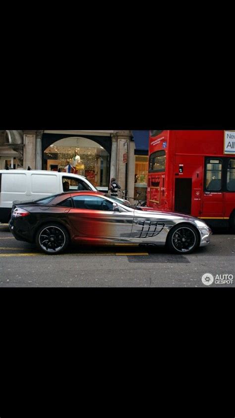 Chrome Fade Mercedes Benz Slr Mclaren Slr Mclaren Chrome Cars Car