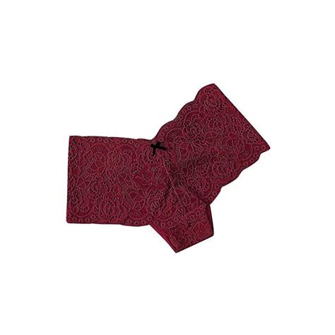 Liaddkv Intimo Boxer Donna Pizzo Sexy Mutande Intimo Sexy Lingerie Per Set Colore Rosso XXL