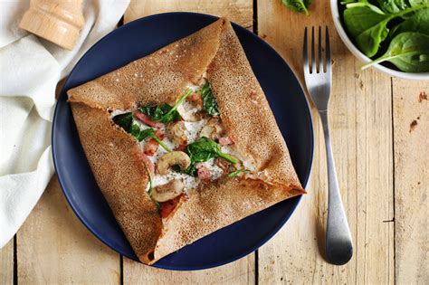 Galettes Bretonnes Aux Lardons Champignons Pinard Et Ch Vre Frais