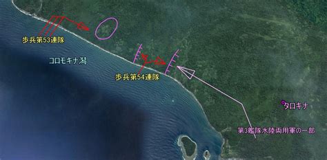 1943年11月7日タロキナに上陸した敵を駆逐すべく歩兵第53連隊の一部が逆上陸したゾ の巻 第伍章あっそうふん