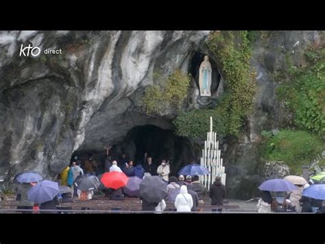 Chapelet du 11 janvier 2023 à Lourdes KTOTV