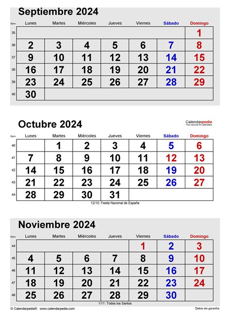 Calendario Octubre Noviembre Diciembre 2024 Maris Merrili