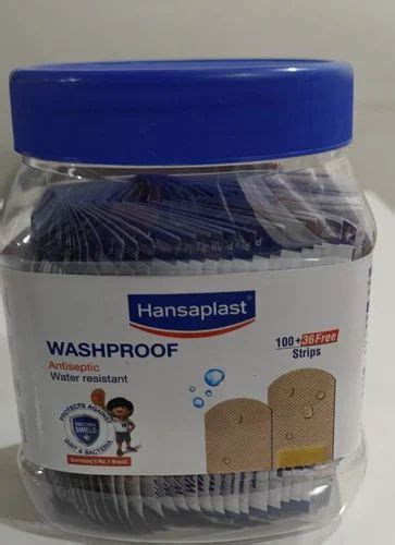 Cotton Brown Hansaplast Washproof Antiseptic Bandaid At Rs Box In