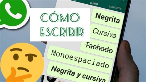 Cómo escribir en negrita en WhatsApp 2020 YouTube