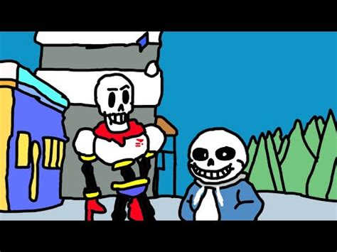 Sans And Papyrus Song To The Bone Remixed YouTube