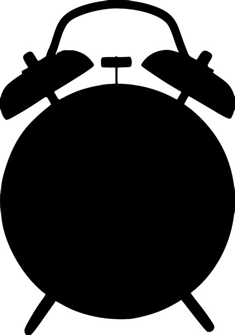 SVG > будильник Часы время - Свободное изображение и значок SVG. | SVG Silh