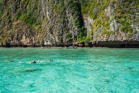 Royalty Free Photo Person Swimming Underwater Surrounded By Gray And