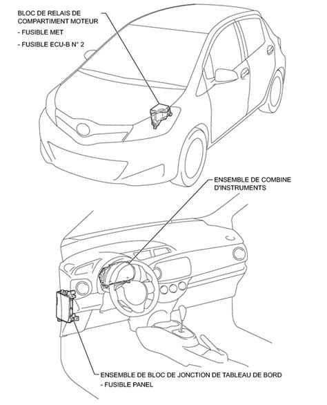 Toyota Yaris Revue Technique Emplacement Des Pieces Constitutives