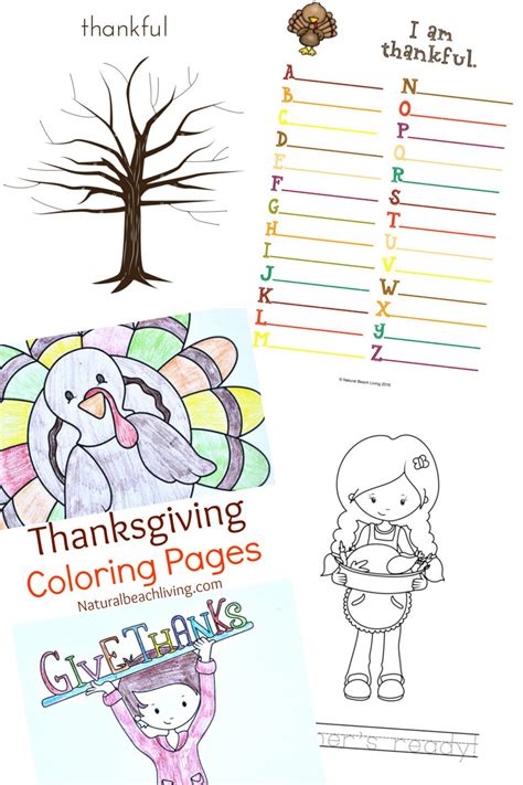 Thanksgiving Printables for Kids - Natural Beach Living