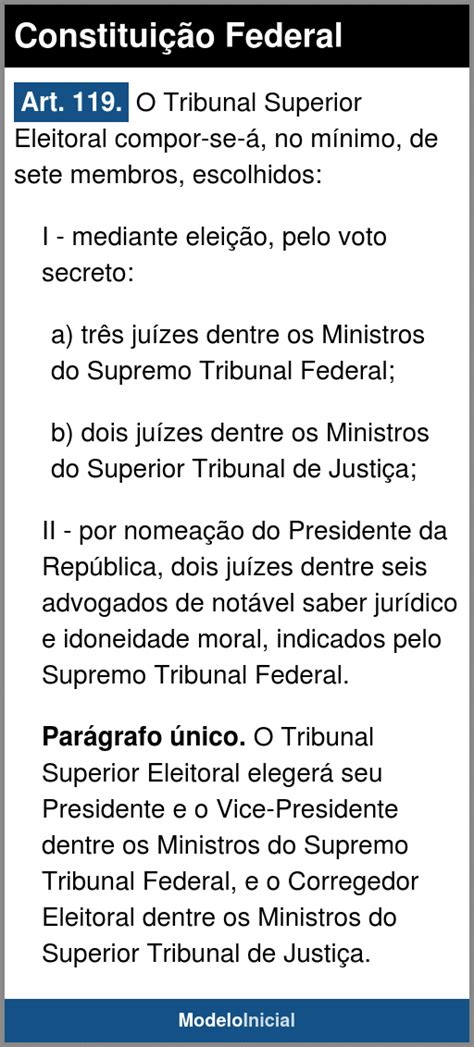 Artigo 119 Constituição Federal 1988