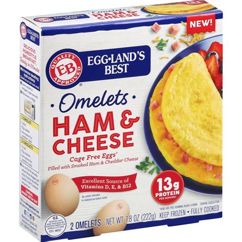 Egglands Best Omelets Ham And Cheese Frozen Foods My Country Mart Kc Ad Group