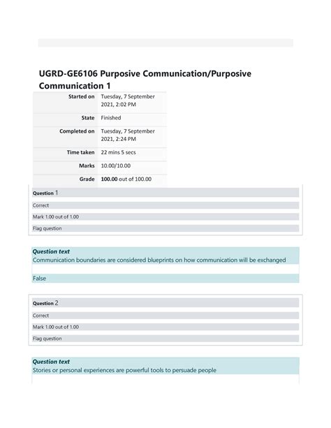 Purposive Communication Final Quiz Ugrd Ge Purposive