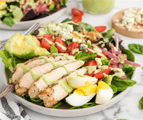 Green Goddess Salad With Chicken Panera Copycat The Fresh Cooky