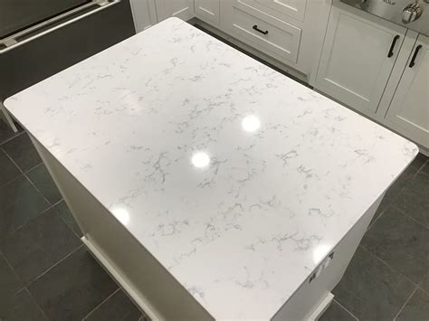 Featured Project Quartz In Elegant Carrara Lumos Ivo Cabinets And Surfaces