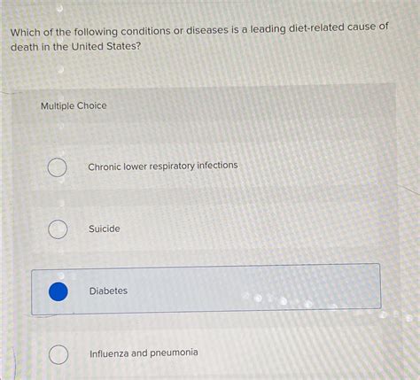 Solved Which Of The Following Conditions Or Diseases Is A Chegg