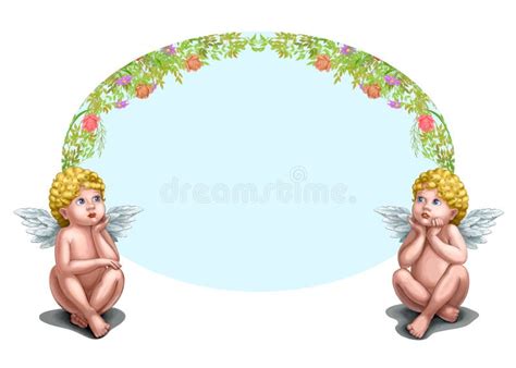 Two angels stock illustration. Illustration of fairy - 21881847