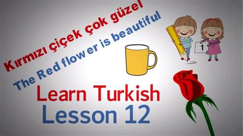 Learn Turkish Lesson 12 Making Sentences With Turkish Colours Youtube