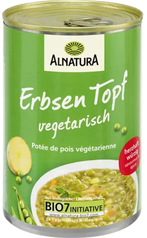 Alnatura Bio Erbseneintopf 400 g Piccantino Onlineshop Österreich