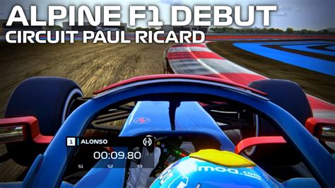 F1 2021 Fernando Alonso ALPINE A521 Onboard Around Paul Ricard