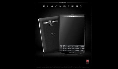 Next Gen BlackBerry Porsche Design P9984 Concept Shows Stylish Design