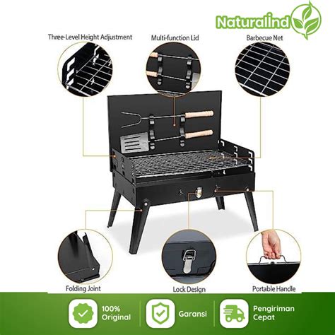 Jual Alat Panggang Arang BBQ Outdoor Grill Stove Foldable Portable