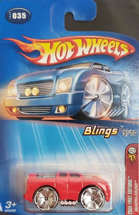Hot Wheels First Editions Blings Quadra Sound Universo Hot Wheels