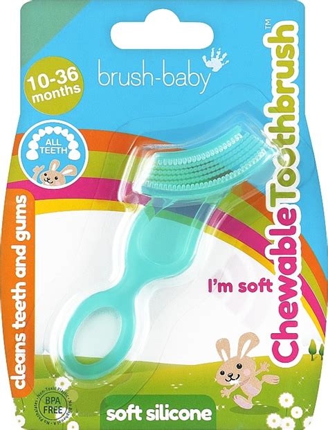 Brush Baby Chewable Toothbrush Cepillo Masticable De Silicona Para