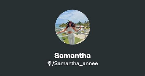 Samantha Instagram TikTok Linktree