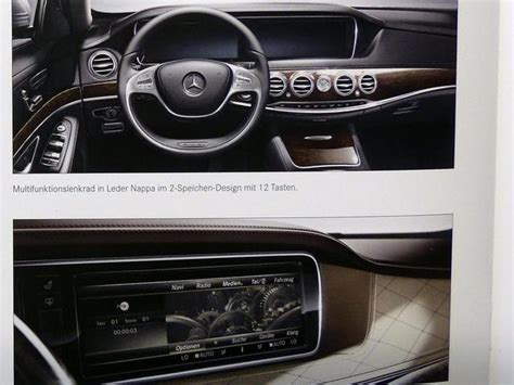 Mercedes Benz S Class Brochure Leaked The Truth About Cars